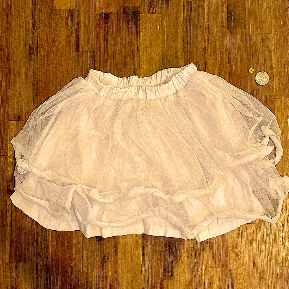 Double Tulle Layered Ruffled Skirt 3T